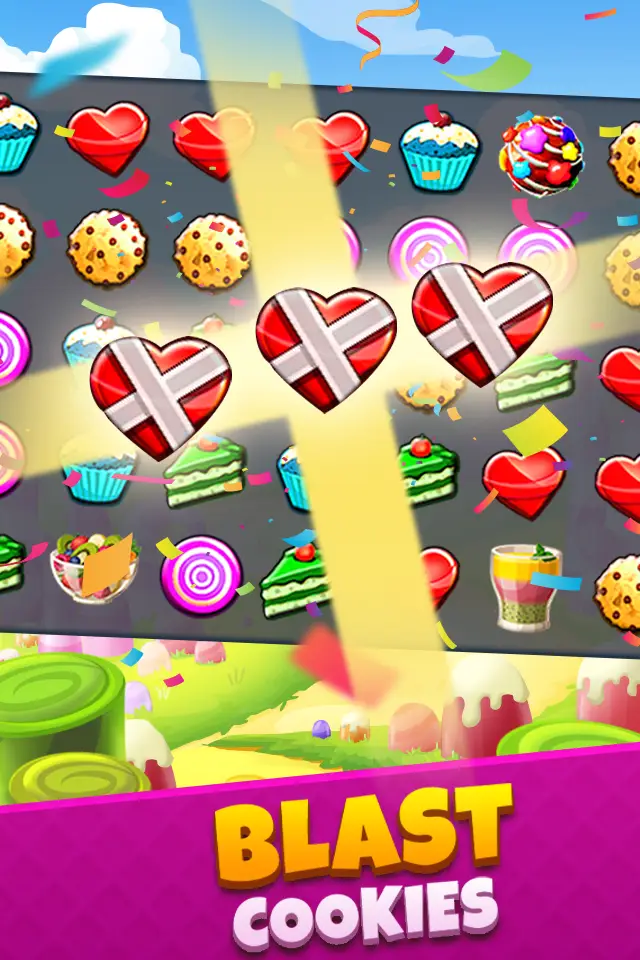 Cookie Blast 2 - Match 3 Mania — gameplay screen